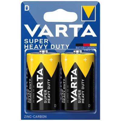 PILE SALINE R20/D VARTA      BL2 (Vendu par 1)