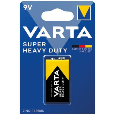 PILE SALINE 6F22 9V VARTA     BL1 (Vendu par 1)