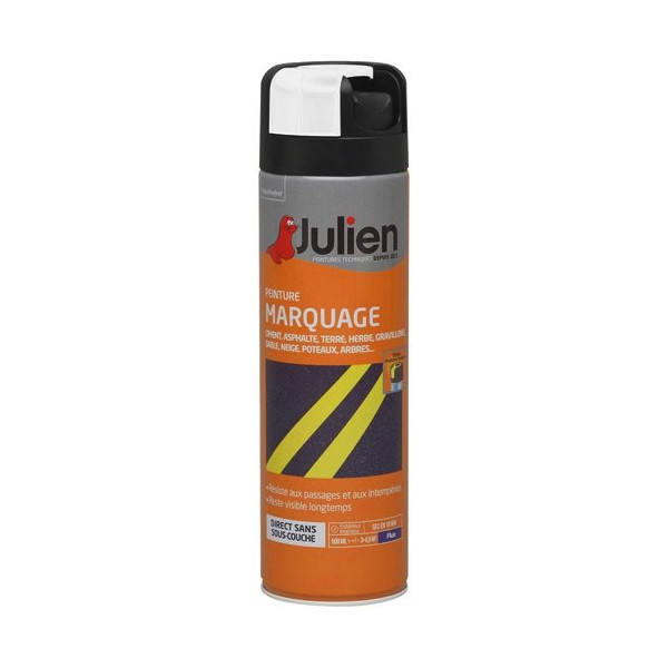JULIEN - Bombe peinture marquage - 500 mL - blanc
