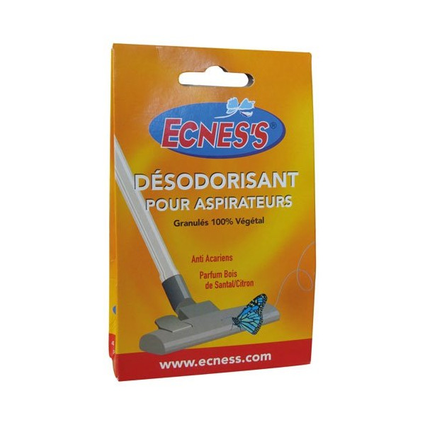 ECNESS - Lot de 4 sachets désodorisants pour aspirateur