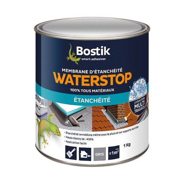 BOSTIK - Water stop revêtement d'étanchéité boîte 1kg