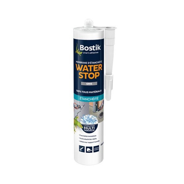 BOSTIK - Water stop revêtement d'étanchéité cartouche 290ml 30602682/