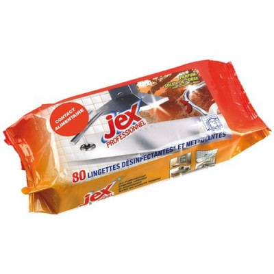 JEX PRO LINGETTE NETT DESINF X 80 (Vendu par 1)