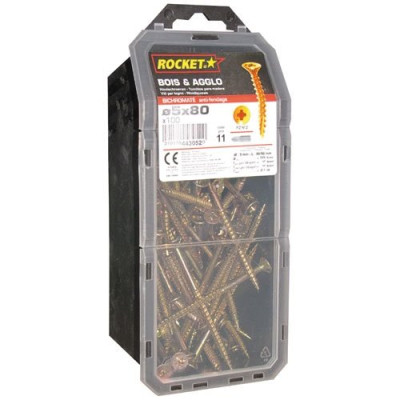 VIS ROCKET TF POZI 5X80 VYBAC 100P (Vendu par 1)