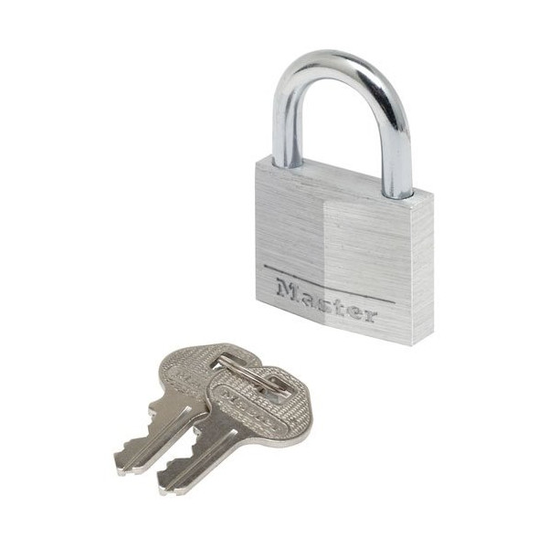 MASTER LOCK - Cadenas  en aluminium brossé 40 mm