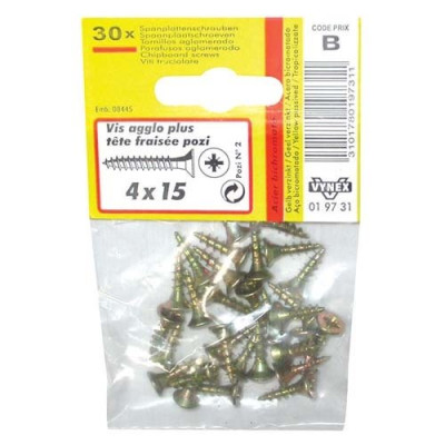 VIS AGGLO TF POZI 4 X20 SC    CP:2 (Vendu par 1)