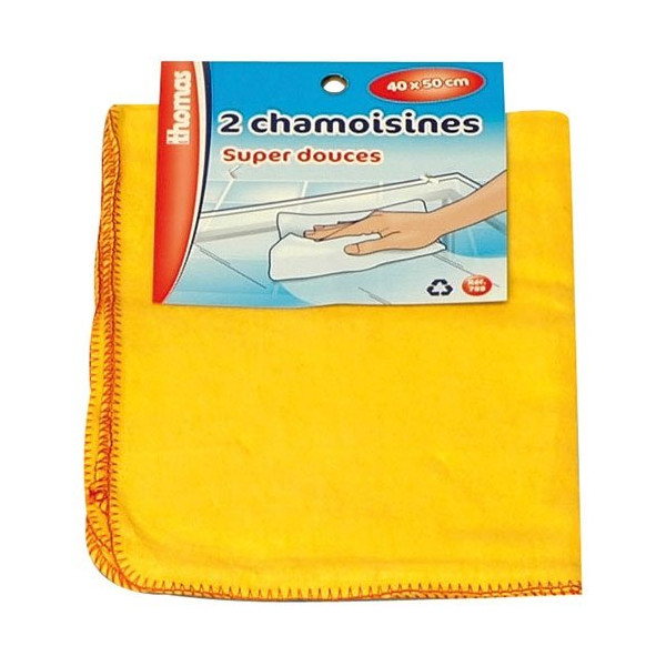 THOMAS - 2 CHAMOISINES 40x50CM