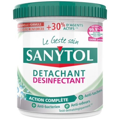 DETACHANT DESINF.SANYTOL POUDRE 450G (Vendu par 1)