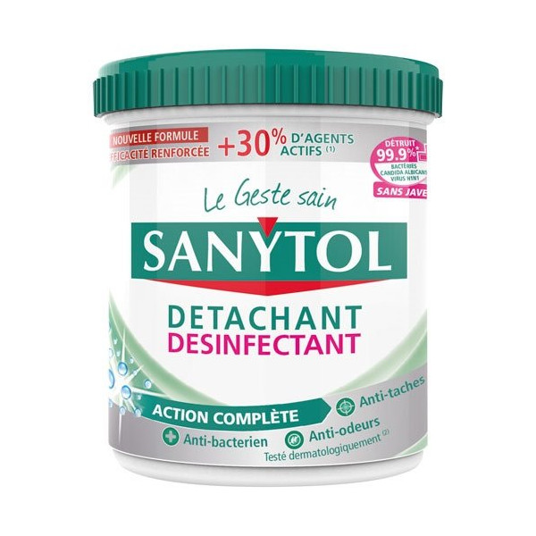 SANYTOL - Détachant désinfectant poudre 450g Sanytol