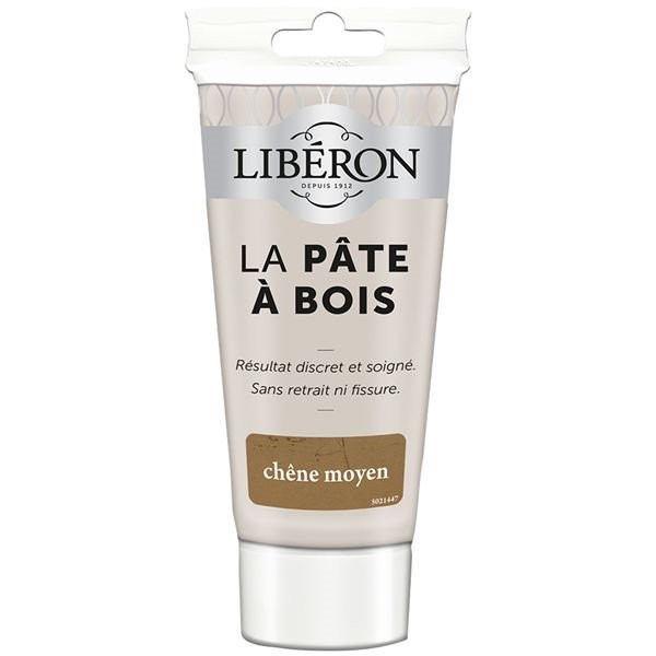 LIBERON - Pate à bois tube 50g chêne moyen