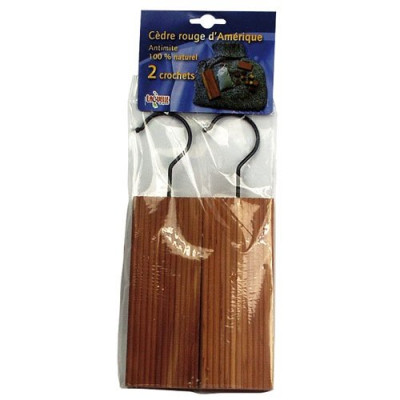 ANTIMITE CEDRE 2 PLAQUETTES AVEC CROCH