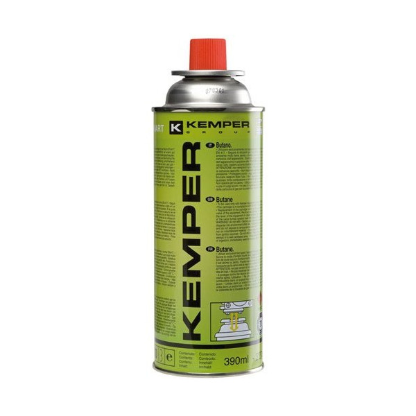 KEMPER - Cartouche de gaz butane 390ml à baïonnette