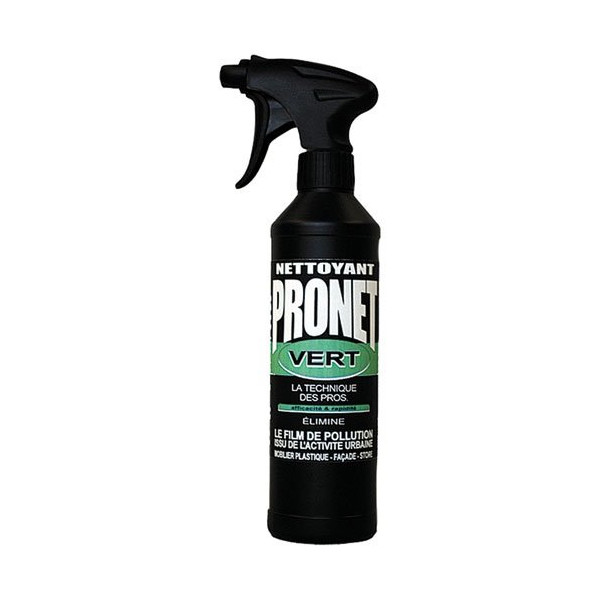 PRONET - Nettoyant multi usage vert contre les traces de pollution 500 ml