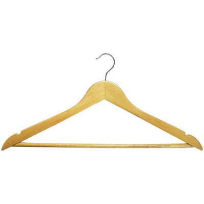 CINTRE GALBE VERNIS 45CM (Vendu par 1)