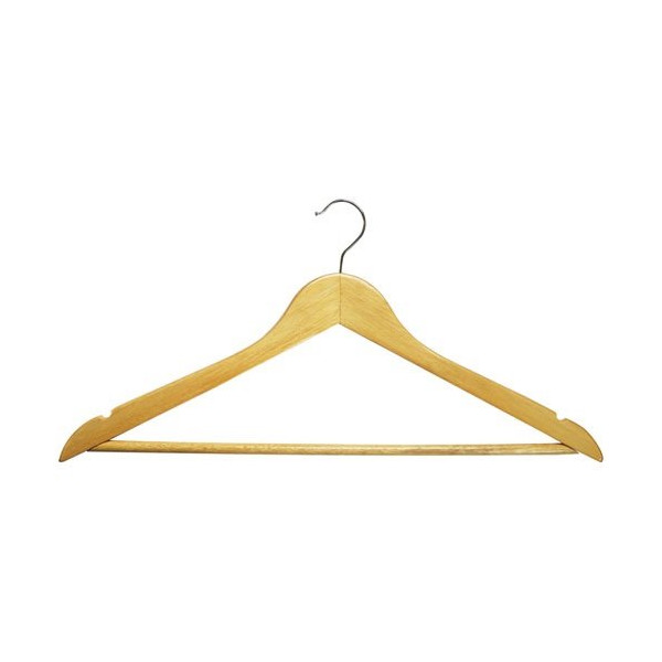 THOMAS - Cintre galbé vernis 45cm