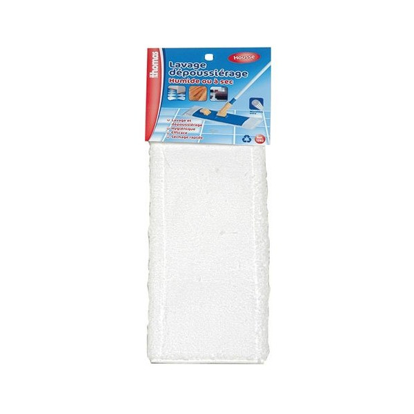THOMAS - Housse microfibre pour balai à plat