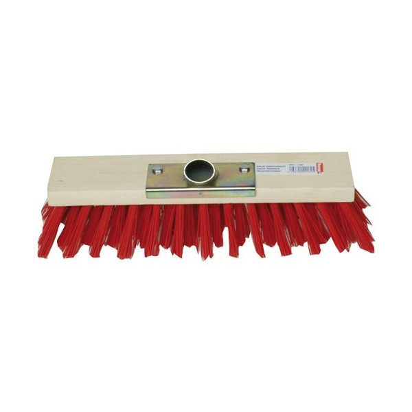 THOMAS - Balai cantonnier pvc rouge 31cm