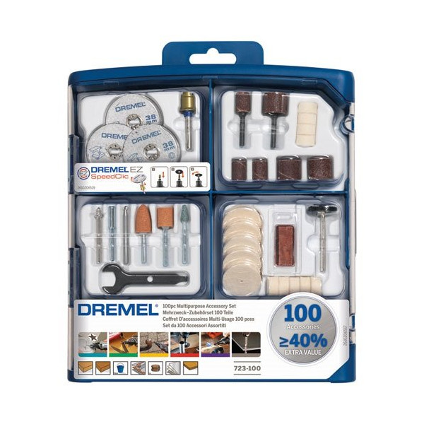 DREMEL - Set d'accessoires Dremel 100 pièces