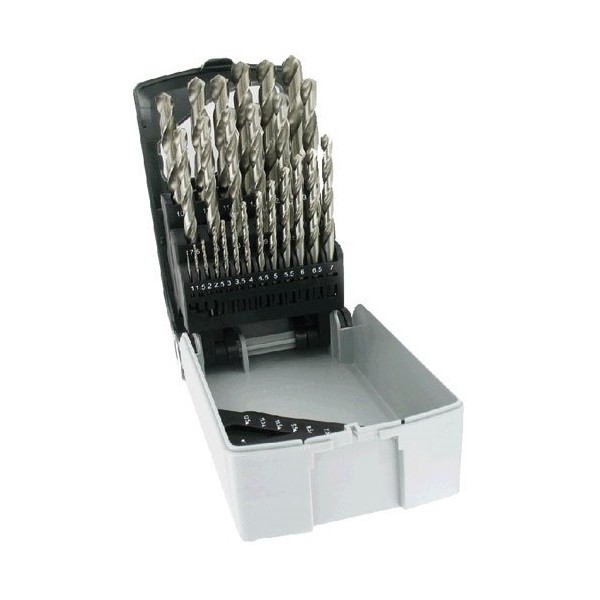 TIVOLY - Forets métaux rectifiés HSS coffret 25p.