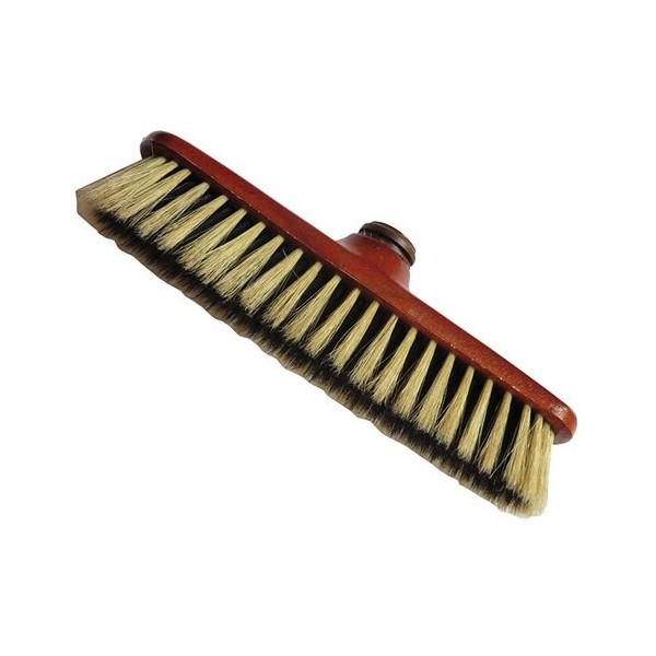 THOMAS - Balai droit teck soie bicolore