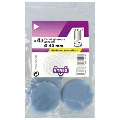 PATIN GLISSEUR ADH. D.40 GRIS BL (Vendu par 1)