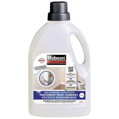 RUBSON TRAITEMENT MURS HUMID.INT 0.75L (Vendu par 1)