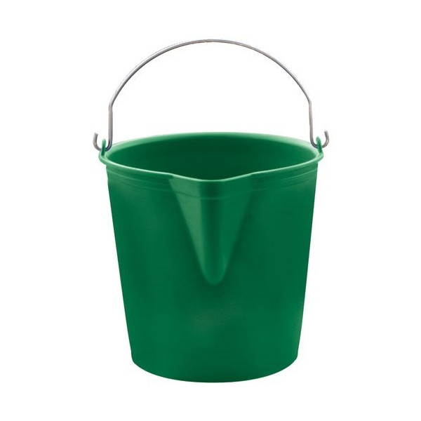 ALUMINIUM ET PLASTIQ - Seau à bec 17l vert