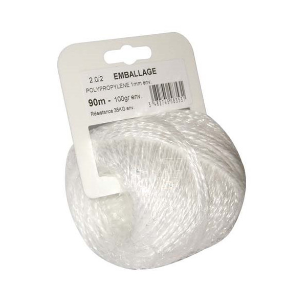 CORDERIE TOURNONAISE - Ficelle polypropylène 100g 20/2 s/roll