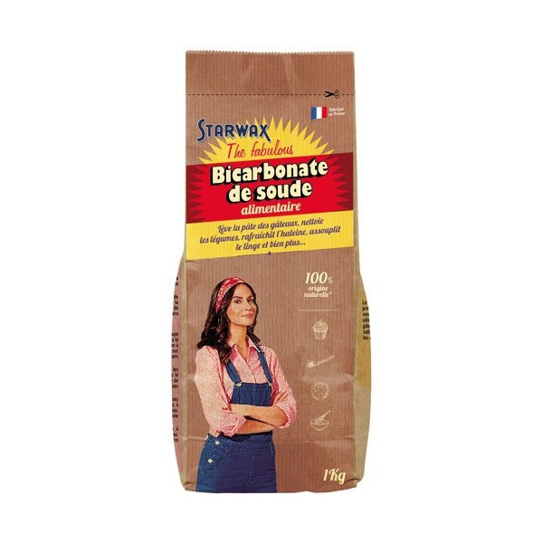 STARWAX FABULOUS - Bicarbonate de soude alimentaire 1kg