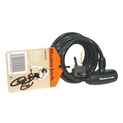 ANTIVOL CABLE 1.80M NOIR  8126EURDPRO (Vendu par 1)