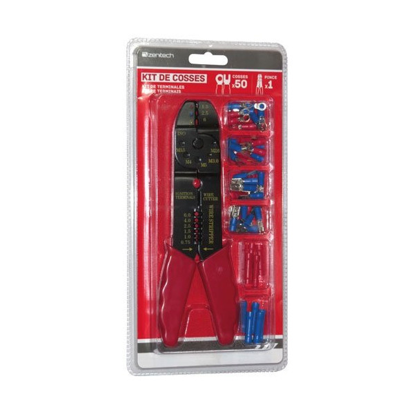 ZENITECH - Kit 50 cosses + pince en coffret