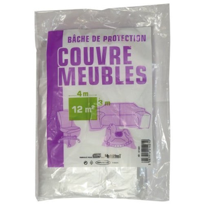 BACHE DE PROTECTION MEUBLE 3X4M