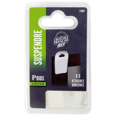 ATTACHE ADHESIVE BLISTER X3    BL (Vendu par 1)