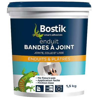 ENDUIT BANDE A JOINT PATE 1.5KG BOSTIK (Vendu par 1)