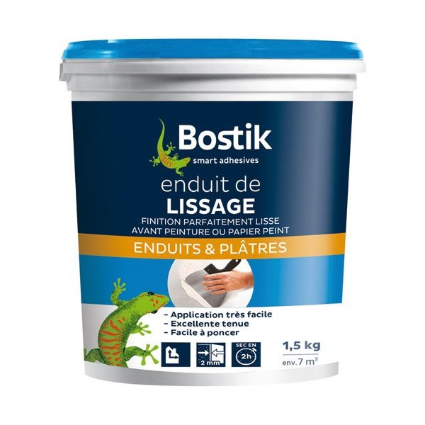 BOSTIK - Enduit lissage pâte 1.5kg