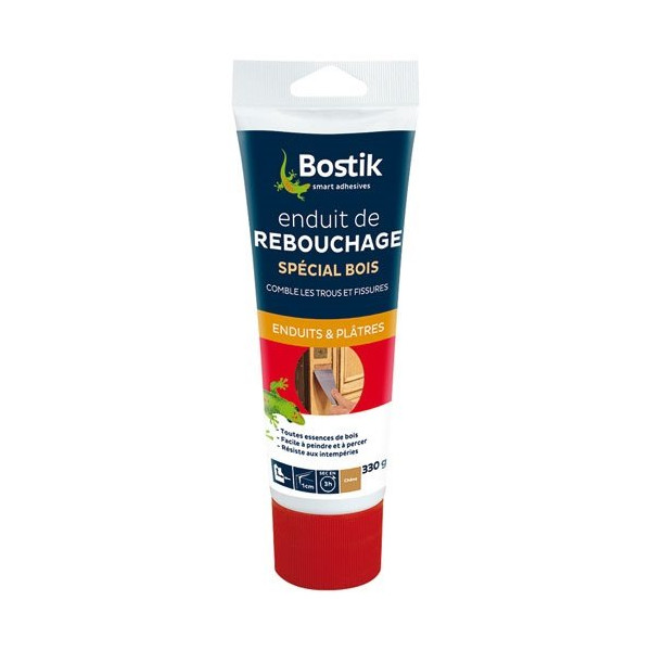 BOSTIK - Enduit rebouchage bois tube 330g