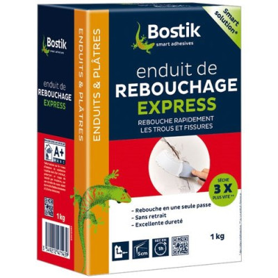 ENDUIT REBOUCHAGE EXPR.PDRE 1KG BOSTIK (Vendu par 1)