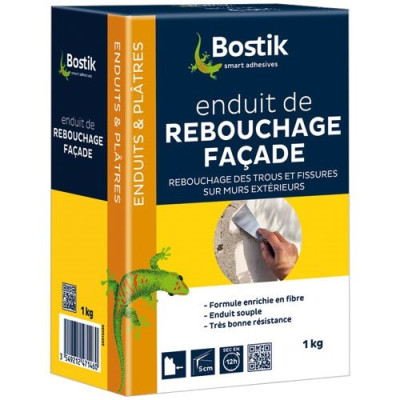 ENDUIT REBOUCHAGE FACADE POUDRE 1KGBOS (Vendu par 1)