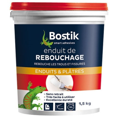 ENDUIT REBOUCHAGE PATE 1.5KG BOSTIK (Vendu par 1)