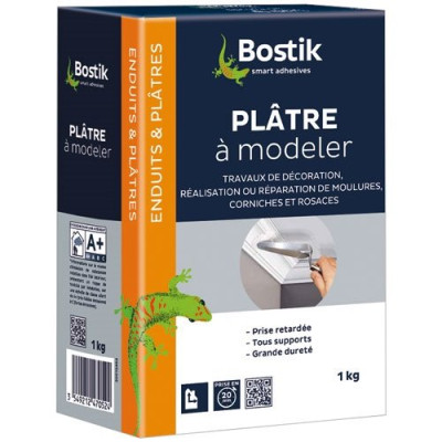 PLATRE A MODELER 1KG BOSTIK (Vendu par 1)