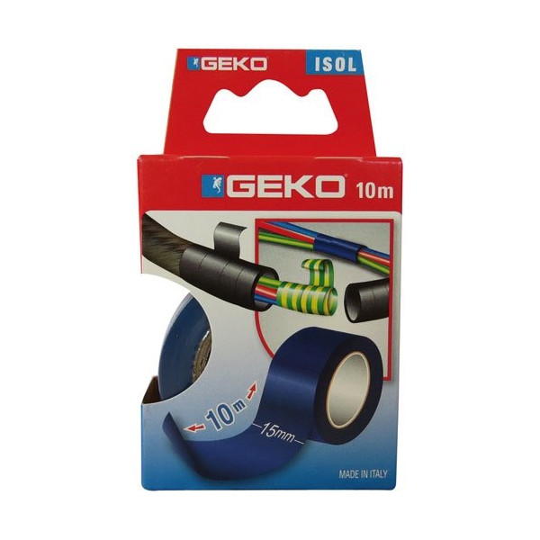GEKO - Adhésif isolation 15mmx10m bleu