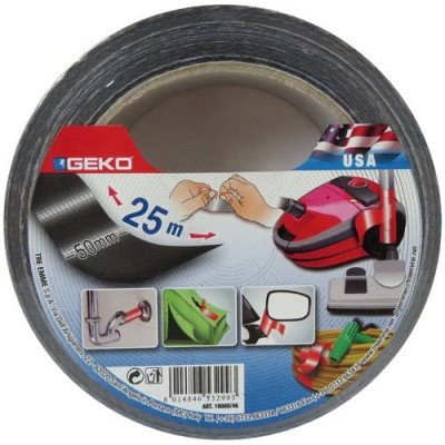 ADHES.TOILE 50MMX25M NOIR USA (Vendu par 1)