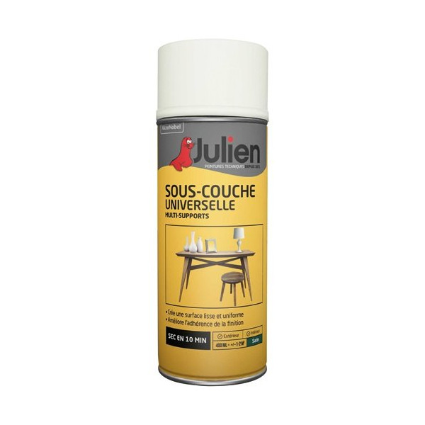 JULIEN - Bombe apprêt blanc n°58 - 400 mL
