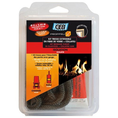 TRESSE FIBRE VERRE EXTEN. 8MMX2.50MKIT (Vendu par 1)