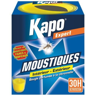 KAPO BOUGIE ANTI MOUSTIQUES 125G (Vendu par 1)