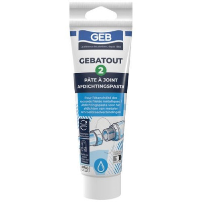 MASTIC EAU POTABLE GEBATOUT TUBE 125ML (Vendu par 1)