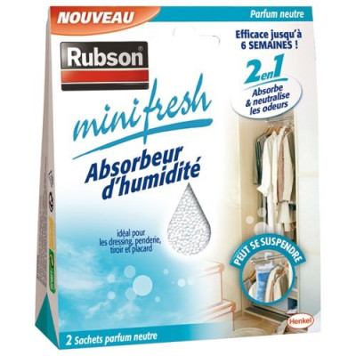 ABSORBEUR MINIFRESH NEUTRE 2X50G (Vendu par 1)