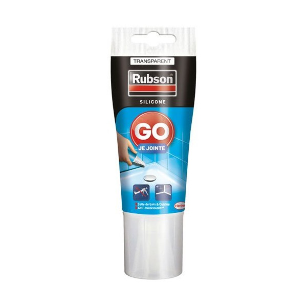 RUBSON - Mastic go je jointe transparent tube 50 ml