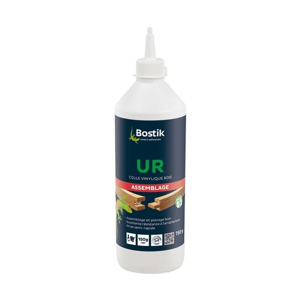 BOSTIK - Colle bois rapide UR biberon 750g