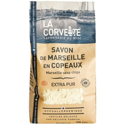 SAVON MARSEILLE COPEAUX 750G LA CORVET (Vendu par 1)